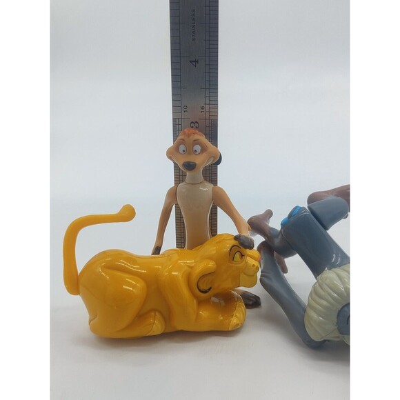 Vintage 1994 Lion King Action Figures Burger King Disney Toys Rafiki Simba Timon - Picture 11 of 11